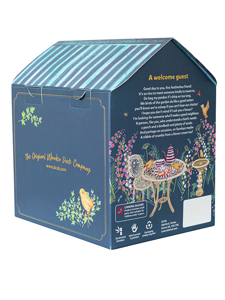 Bird House gift box (back)